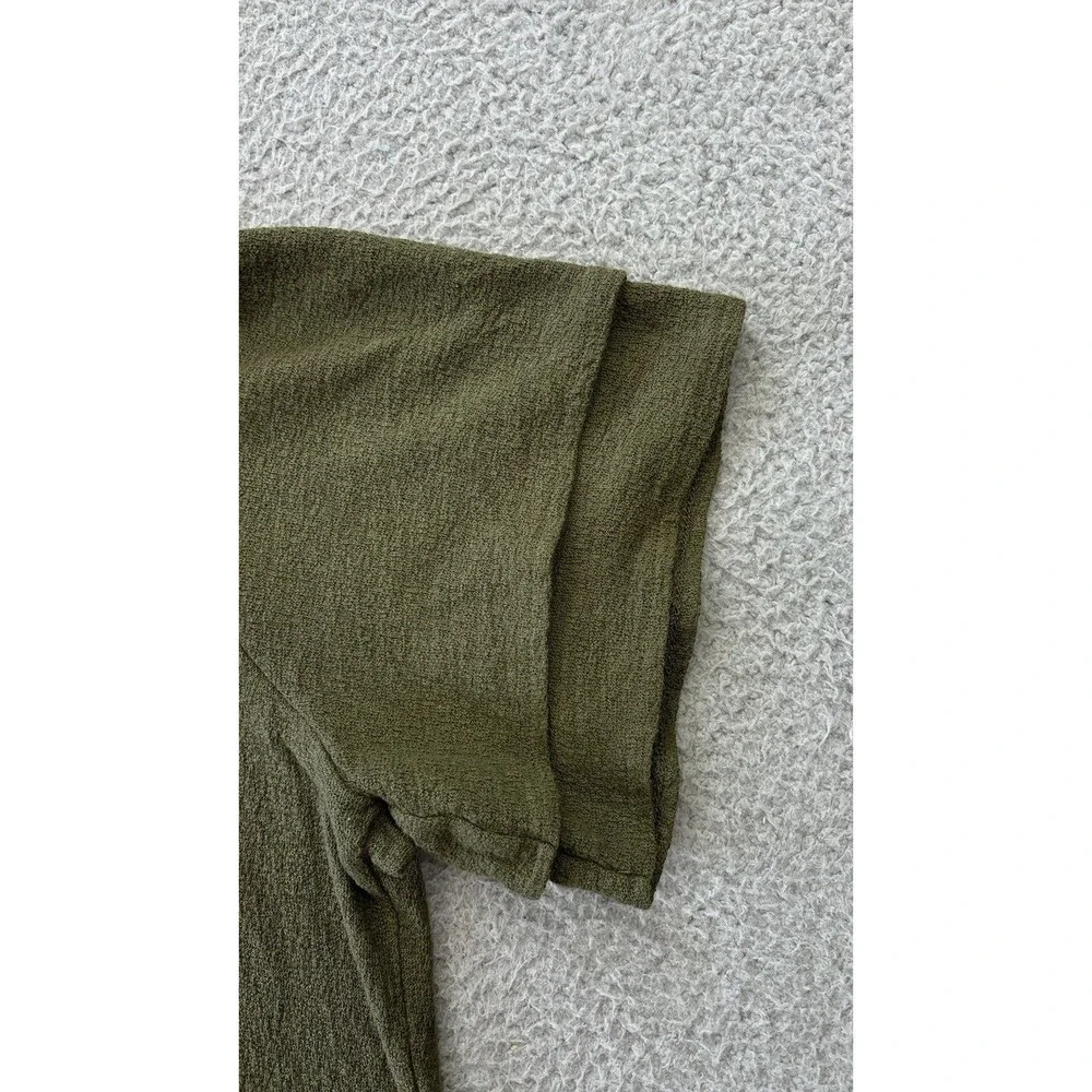 Olive Green Women's Top - Picture 5 of 11